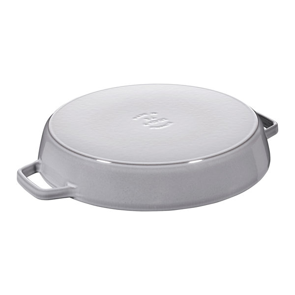 Staub 13inch Non Stick Cast Iron Double Handle Specialty Pan & Reviews